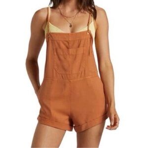 Billabong Orange Jumpsuit